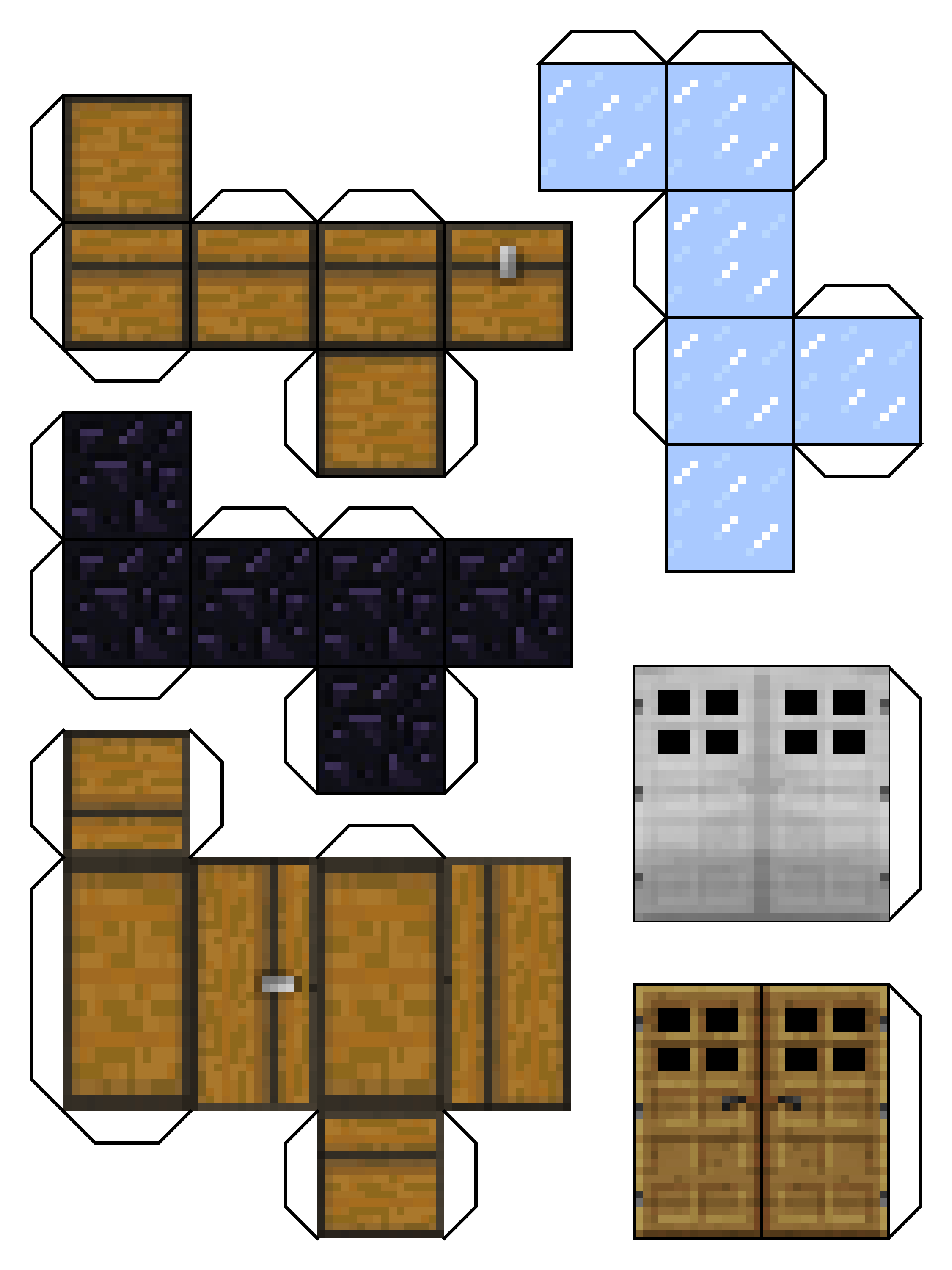 Free Papercraft: Minecraft block cutout!